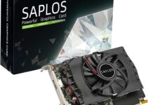 SAPLOS NVIDIA GT 1030, ITX Design for Mini or Mid Tower, D5 2G 64-bit Graphics Card, HDMI DVI-D, Gaming Video Card for PC, Computer GPU, DirectX 12