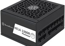 SilverStone Technology HELA 1300R Platinum ATX 3.0 / PCIe Gen 5 1300W Fully Modular Power Supply with Compact Dimensions, SST-HA1300R-PM