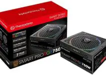 Thermaltake Smart Pro RGB 750W 80+ Bronze Smart Zero 256-Color RGB Fan Fully Modular ATX 12V 2.4/EPS 12V 2.92 Power Supply 7 YR Warranty PS-SPR-0750FPCBUS-R