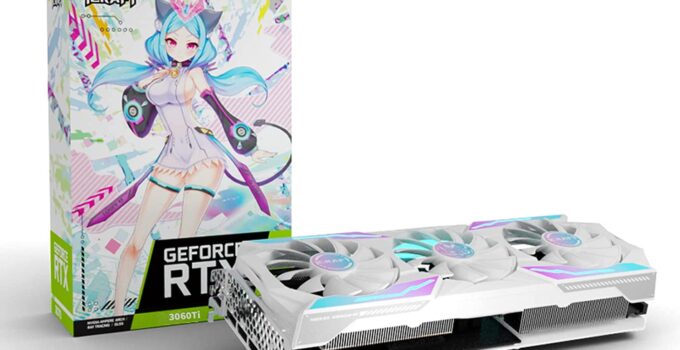 maxsun GeForce RTX 3060 Ti iCraft ACGN Limited Edition Video Gaming Graphics Card Anime GPU for Computer Gaming PC 8GB GDDR6X, RGB, Metal Back Plate, PCI Express 4.0 x16 HDMI 2.1