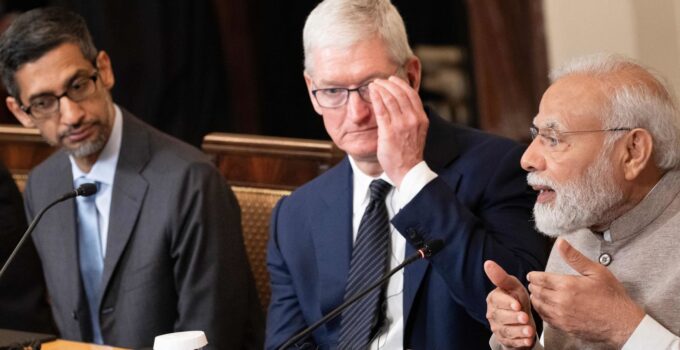 Apple’s Tim Cook calls India ‘huge opportunity’ after tech meeting at White House with Prime Minister Modi