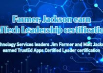 Farmer, Jackson earn EdTech Leadership certification