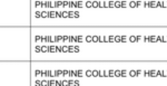 RESULTS: April 2023 Radiologic and X-Ray Technologists Special Professional Licensure Examination