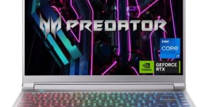 Acer Predator Triton 14 Gaming/Creator Laptop | 13th Gen Intel i7-13700H | NVIDIA GeForce RTX 4050 | 14″ WUXGA 165Hz G-SYNC Display | 16GB LPDDR5 | 512GB PCIe Gen 4 SSD | Killer WiFi 6E | PT14-51-78B4