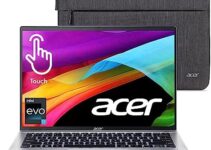 Acer Swift Go 14 Intel Evo Thin & Light Laptop 14″ 1920×1200 100% sRGB Touch Display Intel Core i7-1355U Intel Iris Xe 16GB LPDDR5 512GB Gen 4 SSD Killer WiFi 6E AX1675 SFG14-71T-72QV