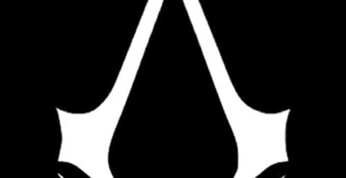 Assassin’s Creed 6″ Game Logo Decal Sticker for Laptop Car Window Tablet Skateboard – White