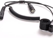 BTECH 2 Pin (K1 Connector) to 3.5MM Adapter with Push-to-Talk Button (Compatible with 2 Pin BaoFeng, Kenwood, Radios to 3.5mm Headsets with in-line Mics)