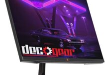 Deco Gear 25″ Ultrawide Gaming Monitor, 280Hz, 1920×1080, 16:9, Frameless LED TN Panel, Adaptive Sync, HDR, DP Cable Included
