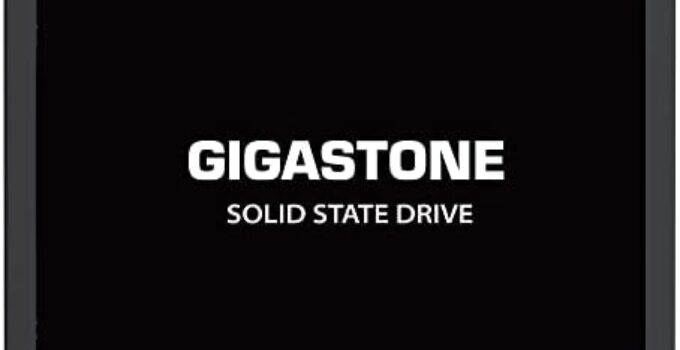 Gigastone 2TB SSD SATA III 6Gb/s. 3D NAND 2.5″ Internal Solid State Drive, Read up to 520MB/s. Compatible with PC, Desktop and Laptop, 2.5 inch 7mm (0.28”)