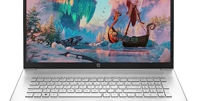 HP 2023 Flagship Newest 17.3″ HD+ Business Laptop, 4 Cores Intel i3-1125G4(> i5-1035G7), 16GB DDR4 RAM, 512GB SSD, Lightweight, Fast Charge, Bluetooth, WiFi 5,Webcam, W/HDMI, Windows 11, Silver