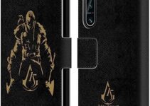 Head Case Designs Officially Licensed Assassin’s Creed Male Eivor Silhouette 15th Anniversary Graphics Leather Book Wallet Case Cover Compatible with Sony Xperia 5 IV