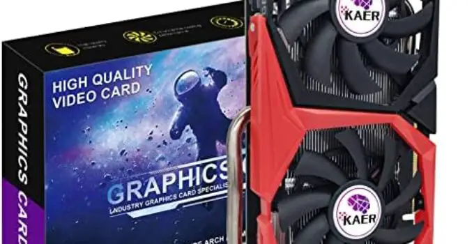 KAER Gaming GeForce RTX 2060 6GB GDRR6 192-Bit HDMI/DP/DVI 1680MHz Dual Fans ray-tracing Graphics Card