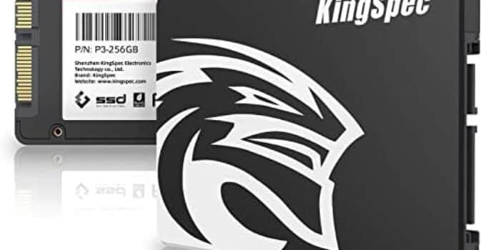 KingSpec 256GB 2.5″ SATA SSD, SATA iii 6Gb/s Internal Solid State Drive – 3D NAND Flash, for Desktop/Laptop/All-in-one(P3,256GB)