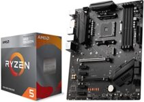 Micro Center AMD Ryzen 5 4600G 6-Core 12-Thread Unlocked Desktop Processor with Wraith Stealth Cooler Bundle with MSI B550 Gaming GEN3 Gaming Motherboard (AMD AM4, DDR4, PCIe 3.0, ATX)