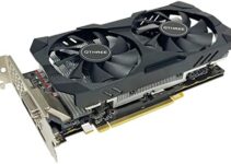 QTHREE Radeon RX 580 8GB Graphics Card,2048SP,GDDR5,256 Bit,3X DP,HDMI,DVI-D,Video Card for PC,PCI Express 3.0 x16 with Dual Fan for Computer Gaming and Office GPU,Support 4K,DirectX 12