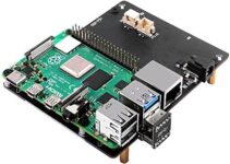 Raspberry Pi 4 SATA Storage, Raspberry Pi 4 Model B 2.5 inch SATA HDD/SSD Expansion Board X825 V2.0 USB3.0 Shield ( Only for Raspberry Pi 4B )