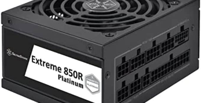 SilverStone Technology Extreme 850R Platinum Cybenetics Platinum 850W SFX12V 4.0 (ATX 3.0) & PCIe 5.0 SFX Power Supply, SST-EX850R-PM