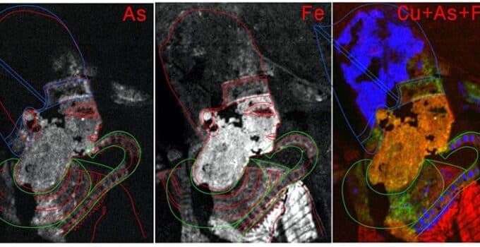 Chemical imaging technology reveals hidden details in Egyptian paintings
