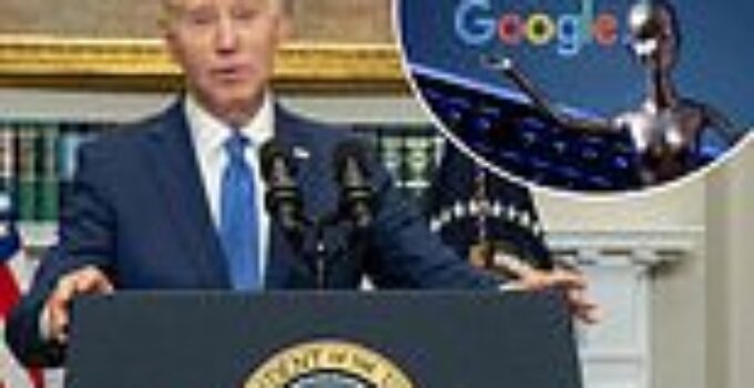 ‘I am AI,’ Joe Biden says as he announces agreement with Google, Amazon, Meta, ChatGPT and other tech firms on new safeguards to minimize abuse and bias in its use
