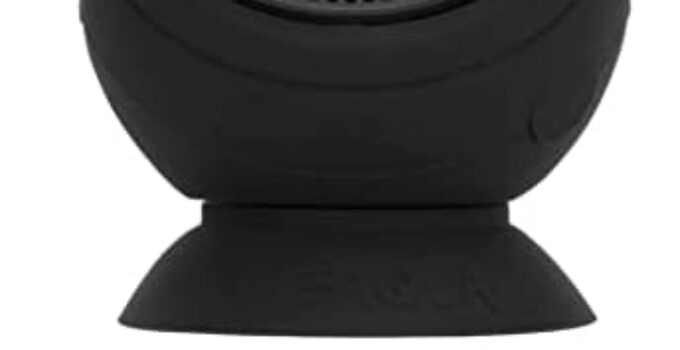 Speaqua – The Barnacle Pro Adventure Kit Includes Portable Bluetooth Speakers Waterproof w/Built-in Storage 2000 Songs Bike Mount Board Mount Heavy Duty Carabiner – Black
