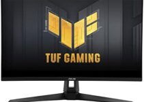 ASUS TUF Gaming 27” 1440P Monitor (VG27AQA1A) – QHD (2560 x 1440), 170Hz (Supports 144Hz), 1ms, Extreme Low Motion Blur, Freesync Premium, Eye Care, HDMI, DisplayPort, Shadow Boost, Speakers, HDR