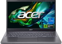 Acer Aspire 5 15 Slim Laptop | 15.6″ FHD (1920 x 1080) IPS | Intel Core i7-1355U | NVIDIA GeForce RTX 2050 | 16GB DDR4 | 1TB Gen 4 SSD | Wi-Fi 6E | USB4/Thunderbolt 4 | Backlit KB | A515-58GM-76KW