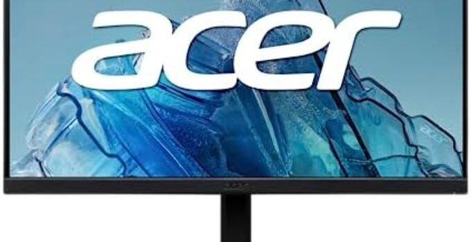 Acer CB271 bmirux 27″ Full HD 1920 x 1080 Zero Frame Home Office Monitor | AMD FreeSync | 1ms VRB | 75Hz | 99% sRGB | Delta E