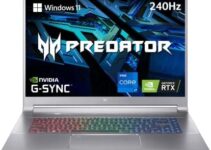 Acer Predator Triton 500 SE Gaming/Creator Laptop | 12th Gen Intel i7-12700H | GeForce RTX 3060 | 16″ WQXGA 240Hz G-SYNC Display | 16GB DDR5 | 512GB Gen 4×4 SSD | Killer Wi-Fi 6E | PT316-51s-7397
