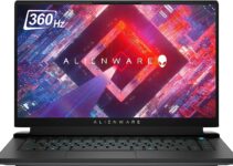 Alienware M15 R5 Gaming Laptop, 15.6 inch FHD 360Hz 1ms G-SYNC Display, AMD Ryzen R9 5900HX, GeForce RTX 3070, Killer WiFi, RGB Keyboard, Windows 11, Dark Side of The Moon (32GB RAM | 1 TB PCIe SSD)