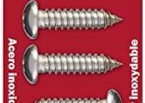 Cruiser Accessories 80430 License Plate Frame Fasteners, Tapping Stainless