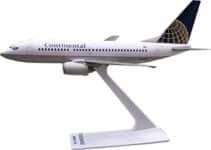 Flight Miniatures Continental (91-10) 737-700 1:200 Scale – Plastic Snap-Fit Model Airplane – Collectible Replica of Continental Airlines Aircraft – Part #ABO-73770H-010