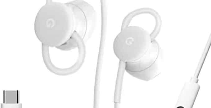 Google Pixel USB-C Earbuds Wired Headset for Pixel Phones – White