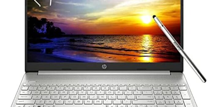 HP Flagship Touchscreen Laptop 15.6″ HD Display, Intel Core i3-1115G4 Up to 4.1GHz (Beat i5-1035G4), 16 GB RAM – 512GB PCie SSD, Numeric Pad, Bluetooth 5, Windows 11 Home, Silver