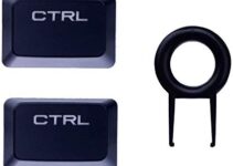 HUYUN Ctrl Keycaps Replacement for Corsair K70 K65 RGB Rapidfire Mechanical Gaming Keyboard (K70 Ctrl X2PCS)