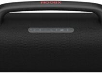 LG XG9QBK.DUSALLK Go Portable Bluetooth Speaker – Stage Lighting and up to 24-Hour Battery, Black