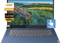 Lenovo 2023 Newest 14″ FHD Touchscreen Slim 3 Chromebook Laptop Business Student, 8-Core MediaTek Kompanio 520 Processor, 4GB RAM, 64GB eMMC, WiFi 6,Webcam, 13+ Hours Battery, Chrome OS+MarxsolCables