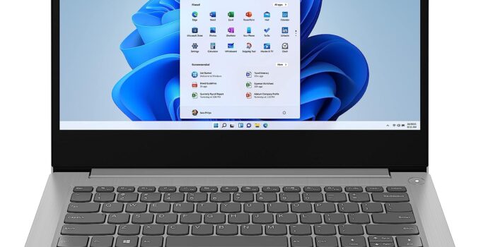 Lenovo IdeaPad 3 – (2023) – Everyday Notebook – Windows 11-14" Full HD – 8GB Memory – 128GB Storage – Intel Core i3-1115G – Platinum Grey