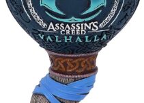 Nemesis Now B5336S0 Officially Licensed Assassins Creed Valhalla Viking Game Goblet, Resin w. Stainless Steel