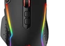 Redragon M810 Pro Wireless Gaming Mouse, 10000 DPI Wired/Wireless Gamer Mouse w/Rapid Fire Key, 8 Macro Buttons, 45-Hour Durable Power Capacity and RGB Backlit for PC/Mac/Laptop
