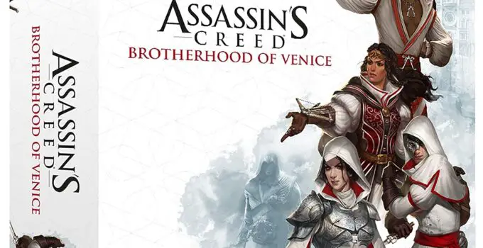 Synapses Games Assassin’s Creed®: Brotherhood of Venice – Miniatures Story Driven Board Game, 30 to 90 Minute Play Time, 1 to 4 Players, For Ages 14 and up