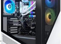 Thermaltake Frostbite 380 Gaming Desktop (AMD Ryzen™ 7 5800X 8-core, ToughRam RGB DDR4 3600Mhz 32GB Memory, NVIDIA® GeForce RTX™ 3080, 1TB NVMe M.2, Win10 Home) D3FB-B550-380-LCS