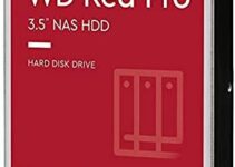 Western Digital 18TB WD Red Pro NAS Internal Hard Drive HDD – 7200 RPM, SATA 6 Gb/s, CMR, 256 MB Cache, 3.5″ – WD181KFGX