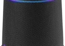 iHome iBT158 Smart Bluetooth Speaker – With Alexa Built-In and Color Changing LED Lights – Perfect Portable Audio Device for Parties, Outdoors, and Other Events
