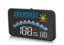 wiiyii Digital GPS Speedometer, HUD Head Up Display for Car, Upgraded 5.5″ Large-Screen, Suitable for All Vehicles