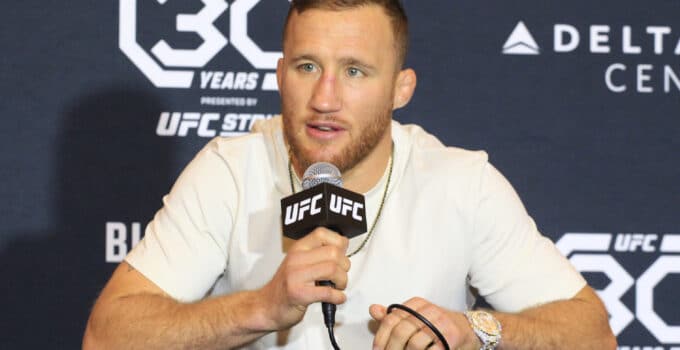 Justin Gaethje plans to be ‘more technical’ in Dustin Poirier rematch at UFC 291, won’t defend ‘BMF’ belt