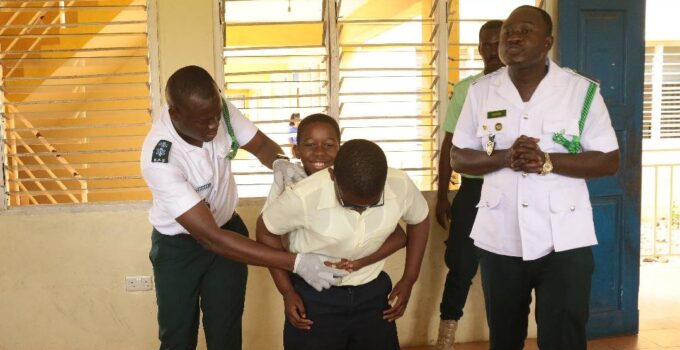 National Ambulance Service educates pupils on basic life support techniques