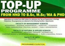 Heritage Polytechnic Top-Up Programme Admission Form 2023/2024