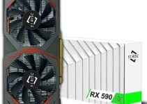 51RISC Radeon RX 590 GME Graphics Card, 2304SP 8GB GDDR5 256bit PCIe 3.0 ×16 1340MHz Base Clock Gaming Video Card (Radeon RX 590 GME)