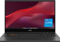 ASUS Chromebook Vibe C55 Flip, Cloud Gaming Laptop, 15.6" Full HD 144 Hz Touch Display, Intel® Core™ i5-1135G7 Processor, 512GB SSD, 16GB RAM, ChromeOS, Mineral Gray, CX5501FEA-AS562T