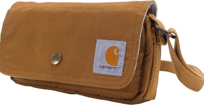 Carhartt Legacy Women’s Essentials Crossbody Bag and Waist Pouch, Carhartt Brown